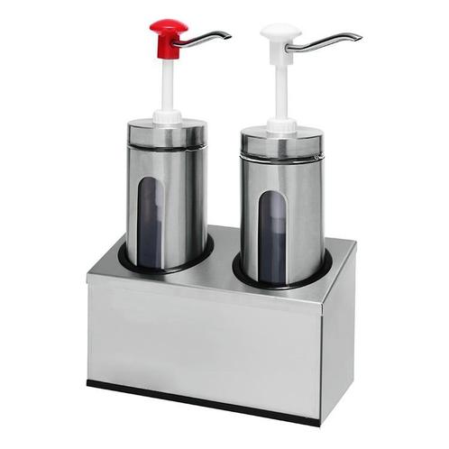 Sausdispenser met kijkvenster + witte 7 rode, Zakelijke goederen, Horeca | Keukenapparatuur, Nieuw in verpakking, Verzenden