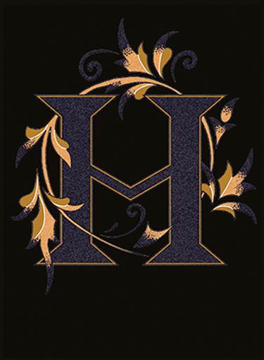 VERSACE ALFABET - Letter H (Nero/Oro) / Vloertegel en, Bricolage & Construction, Dalles & Carrelages, Enlèvement ou Envoi