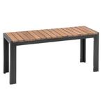 Banken | Hout/Staal | Hout (Acacia) | Zwart Frame |, Zakelijke goederen, Verzenden, Nieuw in verpakking