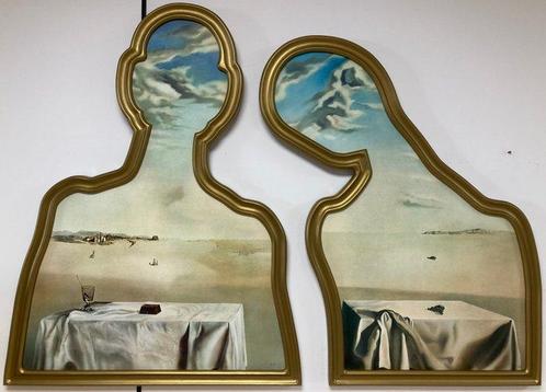 Salvador Dali (1904-1989) - Couple aux têtes pleines de, Antiquités & Art, Antiquités | Autres Antiquités