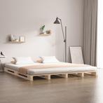 vidaXL Palletbed massief grenenhout 160x200 cm, Verzenden, Nieuw
