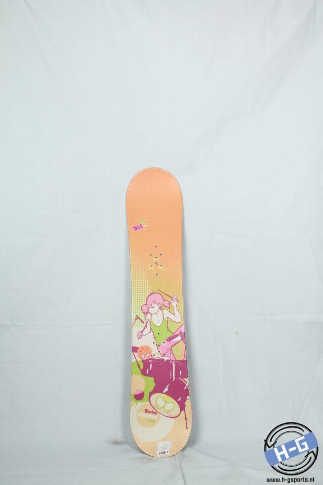 Refurbished - Snowboard - Burton Chicklet - 126, Sport en Fitness, Snowboarden, Board, Gebruikt, Ophalen of Verzenden
