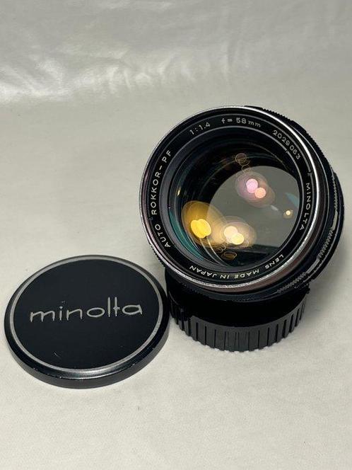 Minolta Auto Rokkor-PF 1,4/58mm | Cameralens, Audio, Tv en Foto, Fotocamera's Analoog