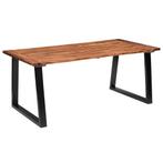 vidaXL Table Ã  manger Bois dacacia massif 180x90 cm, Verzenden, Neuf