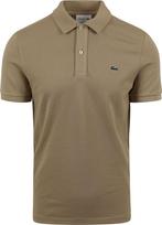 Lacoste Poloshirt Pique Beige maat Maat 52/54 (L) Heren, Maat 52/54 (L), Verzenden, Nieuw, Lacoste