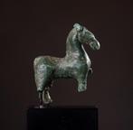 Grec antique mycénien Cheval grec en bronze - 8 cm