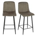 Tweedekans | Multifurn Barkruk - Set van 2 - Max. 120 kg -, Huis en Inrichting, Barkrukken, Ophalen of Verzenden, Nieuw