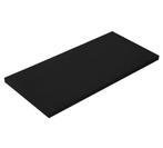 Wastafelblad Angela 100 x 48 x 3,5 cm - Zwart Houtnerf, Verzenden, Nieuw
