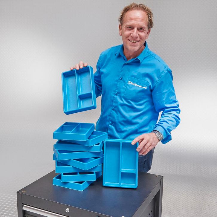 Datona Vakverdeling met 3 compartimenten - 10 stuks -, Bricolage & Construction, Établis, Enlèvement ou Envoi