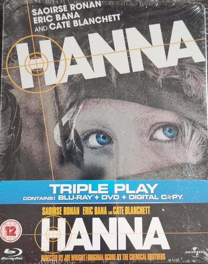 Hannah (Joe Wright)  BluRay + DVD           Gratis verzenden, Cd's en Dvd's, Dvd's | Tv en Series, Nieuw in verpakking, Overige genres