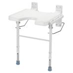 Opklapbaar douchezitje met steunpoten, Ophalen of Verzenden, Nieuw