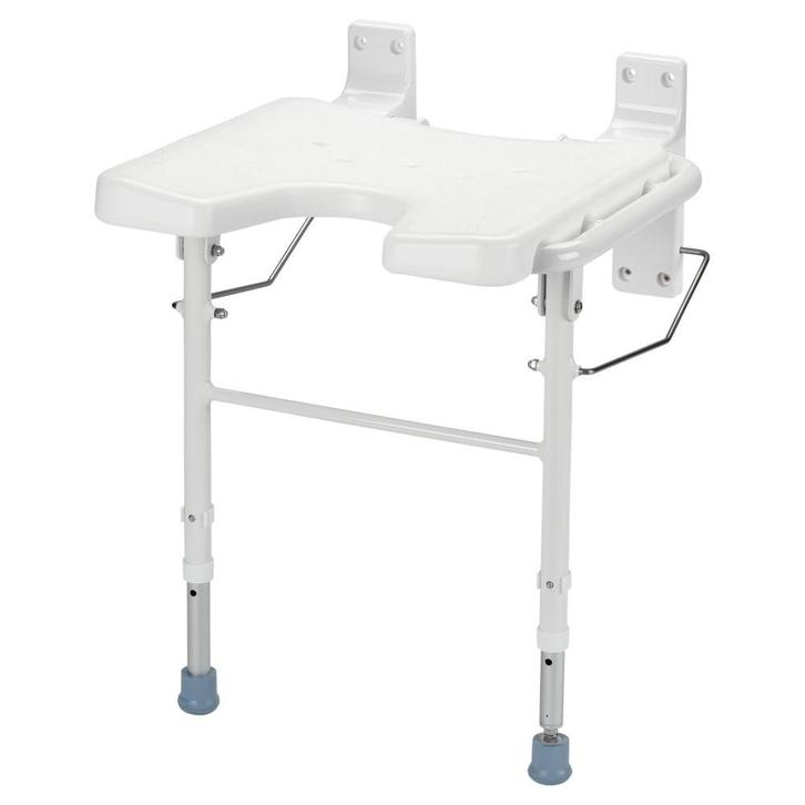 Opklapbaar douchezitje met steunpoten, Diversen, Verpleegmiddelen, Ophalen of Verzenden