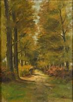 Albert Kiel (1872-1929) - Farmer on the road, Antiek en Kunst, Kunst | Schilderijen | Klassiek