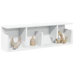vidaXL Wandkast 100x20x30 cm bewerkt hout wit, Huis en Inrichting, Verzenden, Nieuw