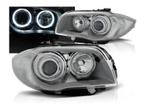 Angel Eyes koplampen Chrome geschikt voor BMW 1 serie, Autos : Pièces & Accessoires, Verzenden