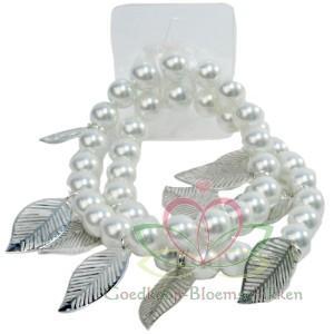 Corsage Polscorsage-armband Breezy White Corsage Polscor