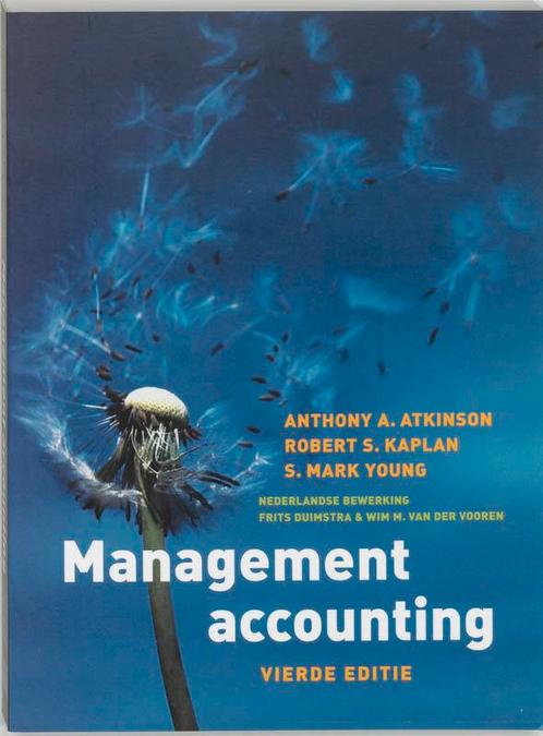 Management Accounting 9789043011228, Boeken, Schoolboeken, Gelezen, Verzenden