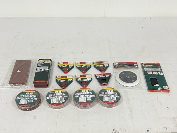 Veiling - Metabo diversen schuurbladen set 14-delig, Doe-het-zelf en Bouw, Gereedschap | Machine-onderdelen en Toebehoren