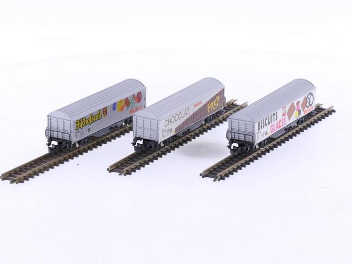 Schaal Z Märklin 8210 Koelwagenset van de SBB-CFF #4870, Hobby & Loisirs créatifs, Trains miniatures | Échelles Autre, Enlèvement ou Envoi