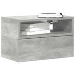vidaXL Nachtkastje wandgemonteerd 45x26x28,5 cm betongrijs, Huis en Inrichting, Slaapkamer | Nachtkastjes, Verzenden, Nieuw