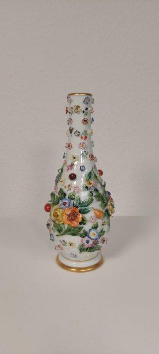 Meissen - Vase - Porcelaine - Décor floral et fruité