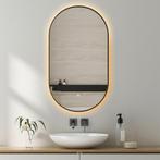 LED Spiegel 50x100 20W Zwart | Verwarming Dimbaar 3000-6000K, Huis en Inrichting, Woonaccessoires | Spiegels, Verzenden, Nieuw