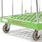 Gebruikte 2-Heks rolcontainer insteekhekken + 2 nylon, Doe-het-zelf en Bouw, Ophalen of Verzenden, Gebruikt