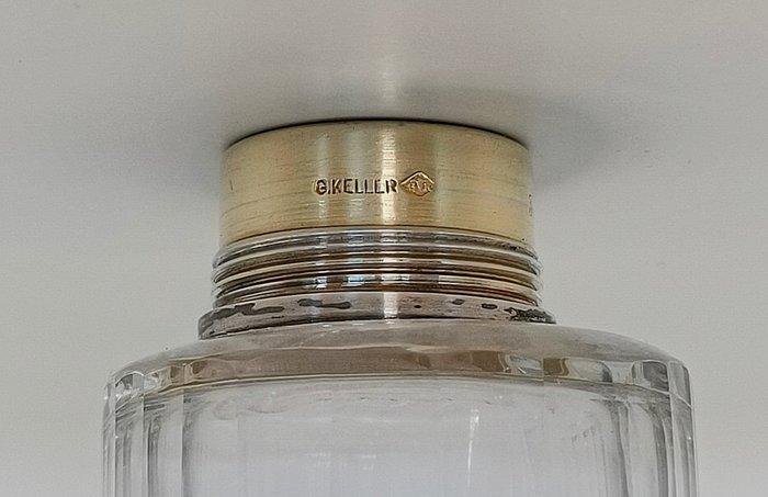 Gustave Keller - Parfumfles - .950 zilver, Antiek en Kunst, Antiek | Zilver en Goud