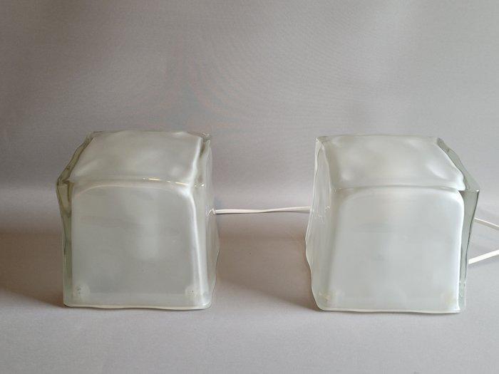 IKEA - Nachtlampje (2) - IVIKEN - Glas, Plastic, Antiek en Kunst, Antiek | Meubels | Stoelen en Sofa's