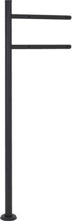 Brievenbusstandaard 40 cm x 120 cm antraciet roestvrij staal, Tuin en Terras, Verzenden, Nieuw
