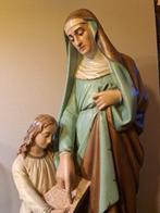 Kerkbeeld - Heilige Anna met Maria - 80 cm - Gips -, Antiek en Kunst