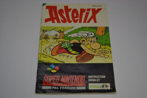 Asterix (SNES UKV MANUAL), Consoles de jeu & Jeux vidéo, Consoles de jeu | Nintendo Consoles | Accessoires