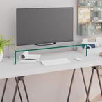 vidaXL Tv-meubel/monitorverhoger transparant 80x30x13 cm, Nieuw, Verzenden