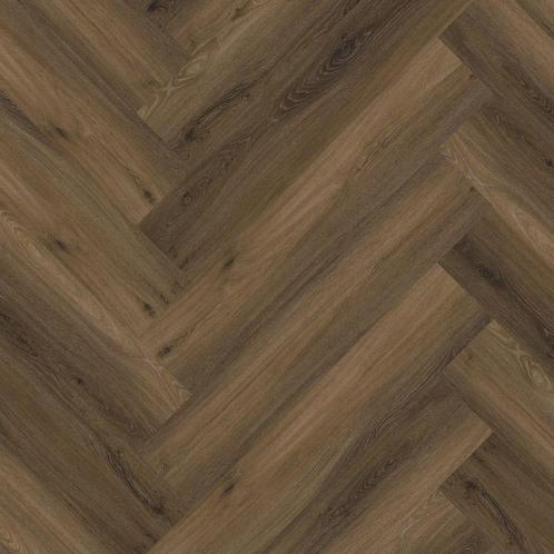Bonn visgraat pvc silent rigid click micro-bevel 4V - Warm, Doe-het-zelf en Bouw, Vloerdelen en Plavuizen, Ophalen of Verzenden