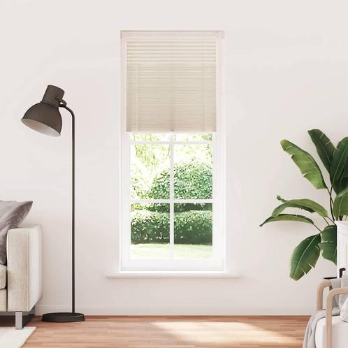 vidaXL Plissé rolgordijn 70x200cm creme, Huis en Inrichting, Stoffering | Gordijnen en Lamellen, Nieuw, Verzenden