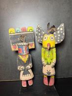 Poppen in de stijl kachina hopi - Hout