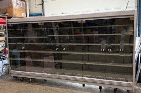 Wandkoeling met 6 deuren, B384 x D95 x H205cm, zonder motor, Electroménager, Réfrigérateurs & Frigos