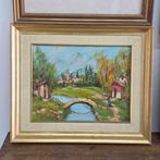 Lijst (5)- met de hand geschilderd - Hout, Canvas -