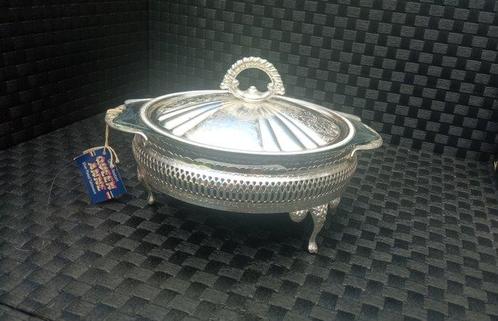 Queen Anne - Tafelmiddenstuk - zilver verguld, Antiek en Kunst, Curiosa en Brocante