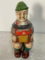 Gerzit - Bierpul - Tin, Aardewerk - Bierpul Man met, Antiek en Kunst, Curiosa en Brocante
