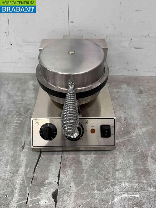 RVS Wafelijzer met timer stroopwafel ijshoorn 230V Horeca, Zakelijke goederen, Horeca | Keukenapparatuur, Ophalen of Verzenden