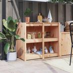vidaXL Keukenkast voor buiten 106x55x92 cm massief, Huis en Inrichting, Verzenden, Nieuw
