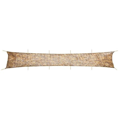 vidaXL Camouflagenet met opbergzak 1038x137 cm zandkleurig, Sport en Fitness, Schietsport-accessoires, Nieuw, Verzenden