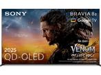 Sony -  55xr8m25bp Bravia 8 Ii 4k Qd-oled (2025) - Zwart, Audio, Tv en Foto, Televisies, Verzenden, Nieuw, Smart TV, Sony