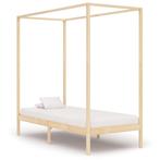 vidaXL Hemelbedframe massief grenenhout 90x200 cm, Huis en Inrichting, Slaapkamer | Bedden, Verzenden, Nieuw