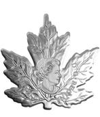 Canada. 20 Dollars 2016 Maple Leaf Shaped (Zonder, Postzegels en Munten