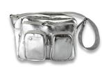Nunoo Tas Zilver | 5% extra korting, Handtassen en Accessoires, Tassen | Damestassen, Verzenden, Zo goed als nieuw