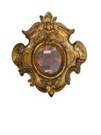 Reliekhouder - Glas, Hout, Textiel - 1850-1900 -