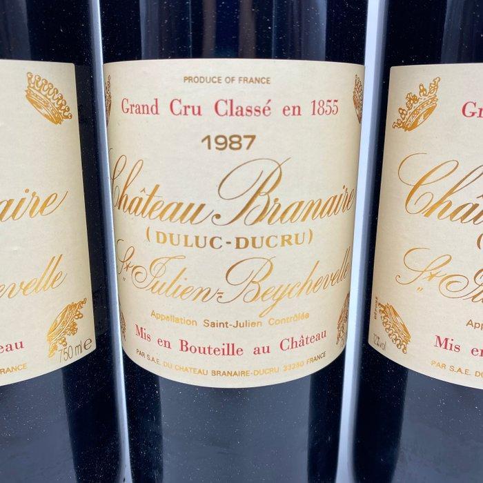 1987 Chateau Branaire-Ducru - Saint-Julien Grand Cru Classé, Verzamelen, Wijnen