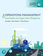 Operations Management: Sustainability and Supply Chain, Boeken, Verzenden, Gelezen, Jay Heizer